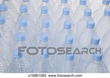 Stock Photography - Close-up view of empty plastic bottles. Fotosearch