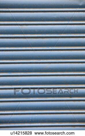 Full frame shot of blue shutter View Large Photo Image Stock Photo - Full frame shot of blue shutter. Fotosearch