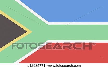 Full-frame shot of South African flag View Large Photo Image Stock Image - Full-frame shot of South African flag. Fotosearch