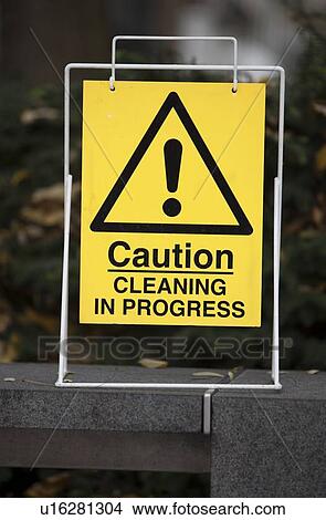 Close-up of caution sign View Large Photo Image Picture - Close-up of caution sign. Fotosearch