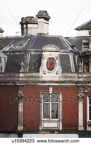 Stock Image - Facade of built structure. Fotosearch