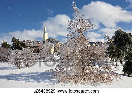 Avonlea Aldea En Invierno Cavendish Isla Principe Eduardo Canada Coleccion De Foto U Fotosearch