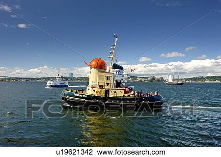 セオドア タグボート ハリファックス 港 ノバスコシア カナダ ストックイメージ U Fotosearch