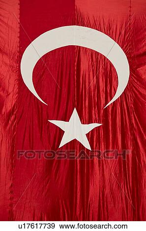 Drapeau Turc Istanbul Turquie Banque De Photo U Fotosearch