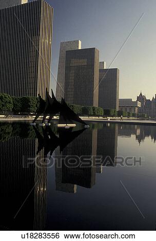 Albany, New York, Governor Nelson A. Rockefeller Empire State Plaza in Albany in the state of New York View Large Photo Image Stock Photograph - Albany, New York, Governor Nelson A. Rockefeller Empire State Plaza in Albany in the state of New York . Fotosearch