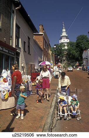 Annapolis, market day, Maryland, Market Day on Francis Street in downtown Annapolis in the state of Maryland. The State House is in the distance. View Large Photo Image Stock Photograph - Annapolis, market day, Maryland, Market Day on Francis Street in downtown Annapolis in the state of Maryland. The State House is in the distance.. Fotosearch