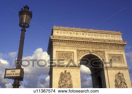 Arc de Triomphe, Paris, France, Europe, The Arc de Triomphe (Triumph) stands majestically above the Place Charles de Gaulle Etoile. View Large Photo Image Picture - Arc de Triomphe, Paris, France, Europe, The Arc de Triomphe (Triumph) stands majestically above the Place Charles de Gaulle Etoile.. Fotosearch