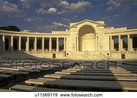 Arlington, National Cemetery, Amphitheater, Virginia, Memorial Amphitheater a white marble structure at Arlington Nat'l Cemetery in Arlington in the state of Virginia. View Large Photo Image Stock Photo - Arlington, National Cemetery, Amphitheater, Virginia, Memorial Amphitheater a white marble structure at Arlington Nat'l Cemetery in Arlington in the state of Virginia.. Fotosearch