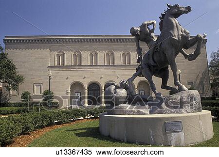 art museum, Norfolk, Virginia, Equestrian Statue in front of the Chrysler Museum of Art in Norfolk in the state of Virginia. View Large Photo Image Stock Photography - art museum, Norfolk, Virginia, Equestrian Statue in front of the Chrysler Museum of Art in Norfolk in the state of Virginia.. Fotosearch
