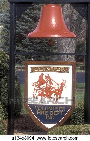 bell, Connecticut, Volunteer Fire Department Inc. sign and red bell in Clinton, Connecticut. View Large Photo Image Picture - bell, Connecticut, Volunteer Fire Department Inc. sign and red bell in Clinton, Connecticut.. Fotosearch