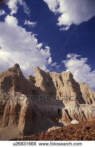Stock Photo -  Big Bend National Park, Texas, peak, rock formation, Scenic view the magnificent peak of Castolon at Big Bend National Park. Fotosearch