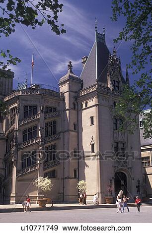 Stock Photo -  Biltmore House, Biltmore, Asheville, Biltmore Estate, chateau, North Carolina, The Biltmore House a French Renaissance-style chateau at the Biltmore Estate in Asheville in the state of North Carolina.. Fotosearch