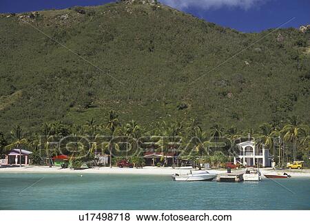 British Virgin Islands, Jost Van Dyke, Caribbean, Virgin Islands, BVI, B. V. I Scenic view of the calm blue green waters and coastline of Great Harbor on the island of Jost Van Dyke on the British Virgin Islands. View Large Photo Image Stock Photo - British Virgin Islands, Jost Van Dyke, Caribbean, Virgin Islands, BVI, B. V. I Scenic view of the calm blue green waters and coastline of Great Harbor on the island of Jost Van Dyke on the British Virgin Islands.. Fotosearch