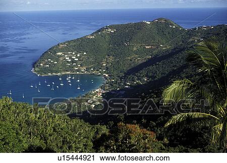 British Virgin Islands, Tortola, Caribbean, Virgin Islands, B. V. I BVI, Scenic aerial view of Cane Garden Bay on the island of Tortola on the British Virgin Islands. View Large Photo Image Stock Image - British Virgin Islands, Tortola, Caribbean, Virgin Islands, B. V. I BVI, Scenic aerial view of Cane Garden Bay on the island of Tortola on the British Virgin Islands.. Fotosearch