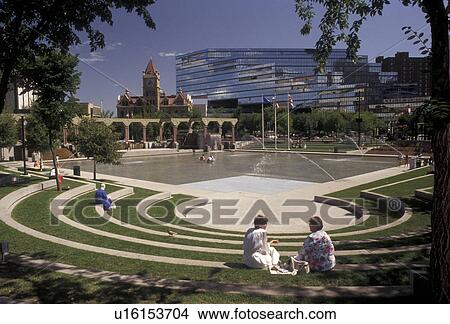 Calgary, Olympic Plaza, Alberta, Canada, downtown, Olympic Plaza in downtown Calgary in the province of Alberta. View Large Photo Image Picture - Calgary, Olympic Plaza, Alberta, Canada, downtown, Olympic Plaza in downtown Calgary in the province of Alberta.. Fotosearch