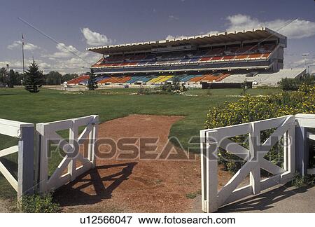 Stock Photo -  Calgary, Stampede Park, Alberta, Canada, Stampede Park in Calgary in the province of Alberta.. Fotosearch