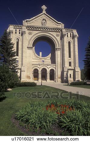 Canada, Manitoba, Winnipeg, St. Boniface Cathedral & Basilica in Winnipeg. View Large Photo Image Stock Image - Canada, Manitoba, Winnipeg, St. Boniface Cathedral & Basilica in Winnipeg.. Fotosearch