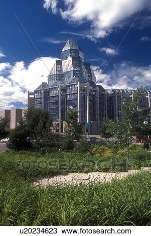 Canada, Ontario, Ottawa, National Gallery of Canada in Ottawa. Modern building of glass and skylights. View Large Photo Image Stock Image - Canada, Ontario, Ottawa, National Gallery of Canada in Ottawa. Modern building of glass and skylights.. Fotosearch