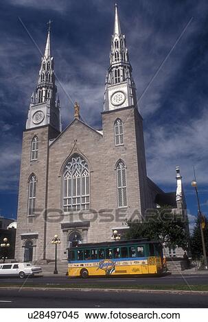 Canada, Ontario, Ottawa, The Cathedral Bascilica of Notre Dame in Ottawa. View Large Photo Image Stock Photography - Canada, Ontario, Ottawa, The Cathedral Bascilica of Notre Dame in Ottawa. . Fotosearch