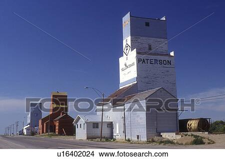 Canada, Saskatchewan, Grain elevator in the town of Yellow Grass View Large Photo Image Picture - Canada, Saskatchewan, Grain elevator in the town of Yellow Grass . Fotosearch