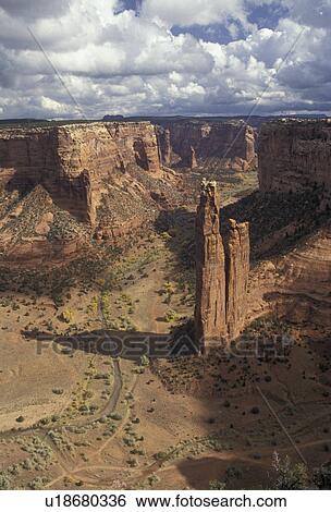 Canyon De Chelly, Canyon De Chelly National Monument, Arizona, View of Spider Rock in Canyon De Chelly Nat'l Monument in the state of Arizona. View Large Photo Image Stock Photograph -  Canyon De Chelly, Canyon De Chelly National Monument, Arizona, View of Spider Rock in Canyon De Chelly Nat'l Monument in the state of Arizona.. Fotosearch