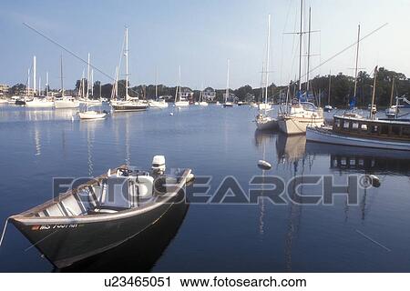 Cape Cod, Massachusetts, Boats buoyed at marina at Woods Hole, Massachusetts. View Large Photo Image Stock Image - Cape Cod, Massachusetts, Boats buoyed at marina at Woods Hole, Massachusetts.. Fotosearch