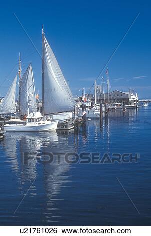 Cape Cod, Massachusetts, Provincetown, Sailboat moored at the pier on Provincetown Harbor in Provincetown, Massachusetts. View Large Photo Image Stock Photograph - Cape Cod, Massachusetts, Provincetown, Sailboat moored at the pier on Provincetown Harbor in Provincetown, Massachusetts. . Fotosearch