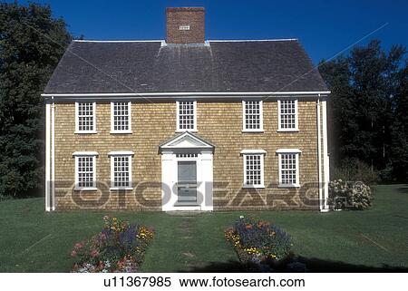 Cape Cod, Massachusetts, Yarmouth Port, Winslow Crocker House in Yarmouth Port, Massachusetts. View Large Photo Image Stock Photography -  Cape Cod, Massachusetts, Yarmouth Port, Winslow Crocker House in Yarmouth Port, Massachusetts.. Fotosearch