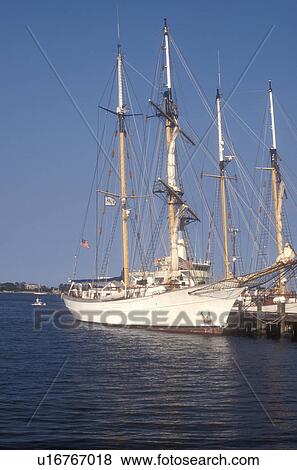 Cape Cod, schooner, boat, Massachusetts, Sailboat buoyed at marina at Woods Hole, Massachusetts. View Large Photo Image Stock Photo - Cape Cod, schooner, boat, Massachusetts, Sailboat buoyed at marina at Woods Hole, Massachusetts.. Fotosearch