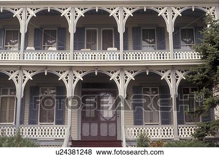 Cape May, victorian home, New Jersey, Victorian style home in Cape May in the state of New Jersey. View Large Photo Image Stock Photo - Cape May, victorian home, New Jersey, Victorian style home in Cape May in the state of New Jersey. . Fotosearch