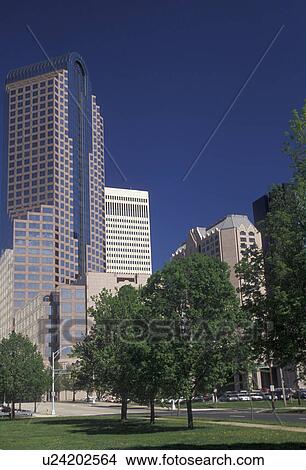 Charlotte, North Carolina, Skyline of downtown Charlotte in the state of North Carolina View Large Photo Image Picture - Charlotte, North Carolina, Skyline of downtown Charlotte in the state of North Carolina . Fotosearch