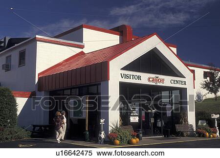 cheese, dairy, Vermont, The Cabot Creamery Visitor Center and factory in the town of Cabot in Washington County in the state of Vermont. View Large Photo Image Stock Photography - cheese, dairy, Vermont, The Cabot Creamery Visitor Center and factory in the town of Cabot in Washington County in the state of Vermont. . Fotosearch