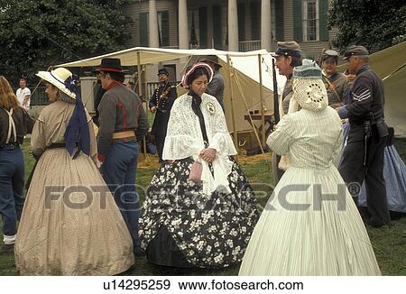 Civil war reenactment, Georgia's Stone Mountain Park, Atlanta, Georgia, People dressed in authentic attire for the Antebellum Jubilee at Georgia's Stone Mountain Park near Atlanta in the state of Georgia. View Large Photo Image Stock Photo - Civil war reenactment, Georgia's Stone Mountain Park, Atlanta, Georgia, People dressed in authentic attire for the Antebellum Jubilee at Georgia's Stone Mountain Park near Atlanta in the state of Georgia. . Fotosearch