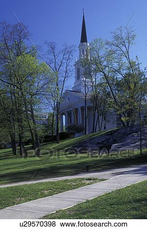 college, university, Vermont, Middlebury, VT, The chapel on the campus of Middlebury College in Middlebury in the early spring. View Large Photo Image Stock Photo - college, university, Vermont, Middlebury, VT, The chapel on the campus of Middlebury College in Middlebury in the early spring. . Fotosearch