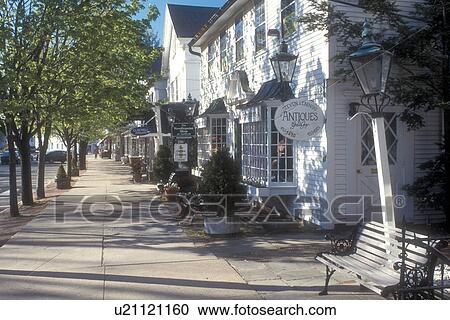 Connecticut, Shops along main street in the spring in Guilford, Connecticut View Large Photo Image Stock Image - Connecticut, Shops along main street in the spring in Guilford, Connecticut . Fotosearch