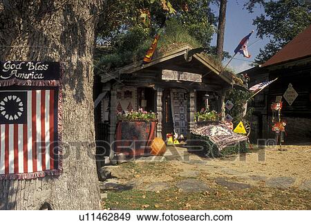 Stock Photo -  country store, North Georgia, Appalachian Mountains, Old Sautee Store in Nacochee in the state of Georgia. . Fotosearch