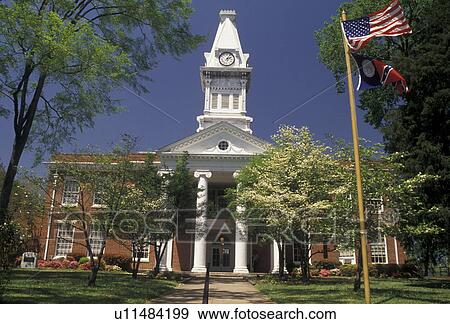Stock Photo -  courthouse, Milledgeville, Georgia, Baldwin County Courthouse in Milledgeville in the state of Georgia. . Fotosearch
