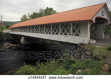 covered bridge, New Hampshire, The Ashuelot Covered Bridge with a red roof in Ashuelot in the state of New Hampshire., View Large Photo Image Stock Image - covered bridge, New Hampshire, The Ashuelot Covered Bridge with a red roof in Ashuelot in the state of New Hampshire., . Fotosearch