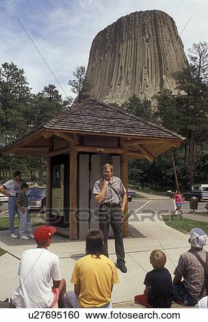 Devils Tower, Devils Tower National Monument, Wyoming, A ranger talk at Devils Tower National Monument in the state of Wyoming. View Large Photo Image Stock Image - Devils Tower, Devils Tower National Monument, Wyoming, A ranger talk at Devils Tower National Monument in the state of Wyoming.. Fotosearch