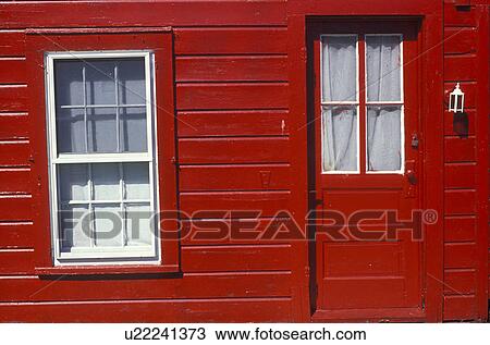 door, window, house, New York, Adirondacks, A close up of a bright red farmhouse shows a door and window in Wells in the adirondack Park inthe state of New York. View Large Photo Image Stock Image - door, window, house, New York, Adirondacks, A close up of a bright red farmhouse shows a door and window in Wells in the adirondack Park inthe state of New York.. Fotosearch