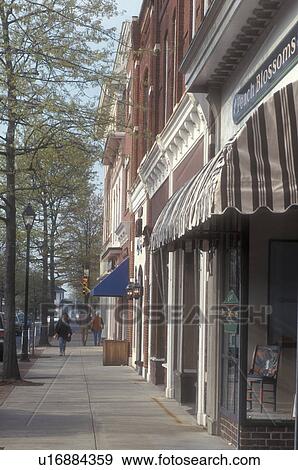 Easton, Maryland, Shops along Washington Street in Historic Downtown Easton in Maryland View Large Photo Image Stock Photo - Easton, Maryland, Shops along Washington Street in Historic Downtown Easton in Maryland . Fotosearch