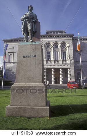 Europe, Republic of Ireland, Ireland, Dublin. Statue of Dargan stands outside the National Gallery in Dublin in County Dublin. View Large Photo Image Stock Photo - Europe, Republic of Ireland, Ireland, Dublin. Statue of Dargan stands outside the National Gallery in Dublin in County Dublin.. Fotosearch