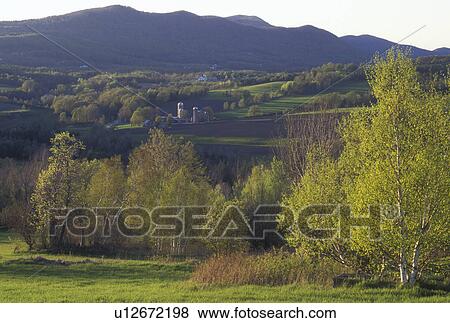 farmland, Vermont, VT, Scenic view of the countryside and farms in Danby Four Corners in the early spring. View Large Photo Image Stock Photo - farmland, Vermont, VT, Scenic view of the countryside and farms in Danby Four Corners in the early spring.. Fotosearch