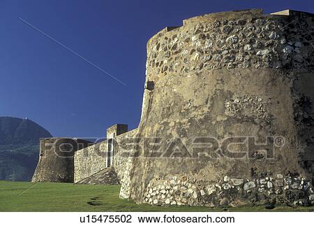 Stock Image -  fort, Dominican Republic, Puerto Plata, Caribbean, Fort of San Felipe in the Dominican Republic. . Fotosearch