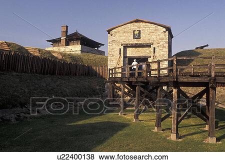 Stock Photo -  fort, New York, Old Fort Niagara at Old Fort Niagara State Park in Youngstown in the state of New York . Fotosearch