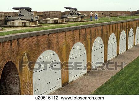 Fort Pulaski National Monument, Savannah, fort, Georgia, Cannons displayed along the galleries at Fort Pulaski National Monument in Savannah in the state of Georgia. View Large Photo Image Stock Image - Fort Pulaski National Monument, Savannah, fort, Georgia, Cannons displayed along the galleries at Fort Pulaski National Monument in Savannah in the state of Georgia. . Fotosearch