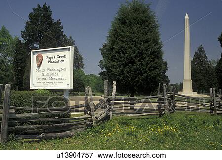 George Washington, birthplace, Popes Creek Plantation, George Washington Birthplace National Monument, Virginia, Entrance to Popes Creek Plantation at George Washington Birthplace Nat'l Monument in the state of Virginia. View Large Photo Image Stock Photo - George Washington, birthplace, Popes Creek Plantation, George Washington Birthplace National Monument, Virginia, Entrance to Popes Creek Plantation at George Washington Birthplace Nat'l Monument in the state of Virginia.. Fotosearch