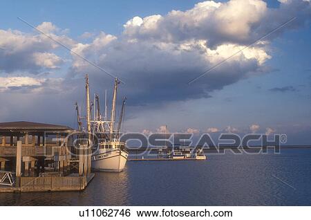 Georgia, Shrimp boats, St. Marys, Fishing boats moored at dock on the St. Marys River in St. Marys, Georgia. View Large Photo Image Stock Photograph - Georgia, Shrimp boats, St. Marys, Fishing boats moored at dock on the St. Marys River in St. Marys, Georgia.. Fotosearch
