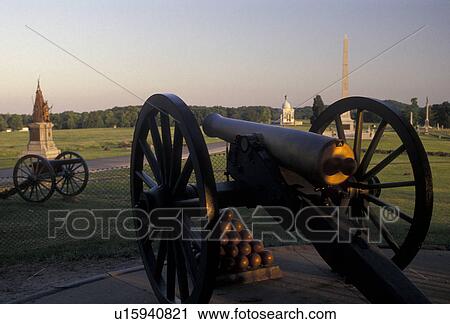 Gettysburg, cannon, civil war, battlefield, Gettysburg National Military Park, Pennsylvania, Cannons and monuments displayed at Gettysburg Nat'l Military Park in Gettysburg in the state of Pennsylvania. View Large Photo Image Stock Image - Gettysburg, cannon, civil war, battlefield, Gettysburg National Military Park, Pennsylvania, Cannons and monuments displayed at Gettysburg Nat'l Military Park in Gettysburg in the state of Pennsylvania.. Fotosearch