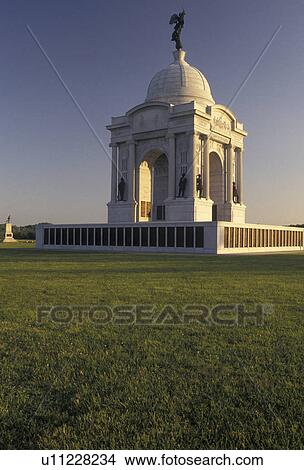 Gettysburg, civil war, battlefield, Gettysburg National Military Park, Pennsylvania, Pennsylvania Memorial in Gettysburg Nat'l Military Park in Gettysburg in the state of Pennsylvania. View Large Photo Image Picture - Gettysburg, civil war, battlefield, Gettysburg National Military Park, Pennsylvania, Pennsylvania Memorial in Gettysburg Nat'l Military Park in Gettysburg in the state of Pennsylvania.. Fotosearch